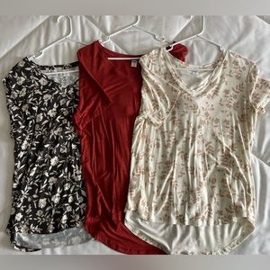 3 NWOT Old Navy, Luxe V-neck tops, size L